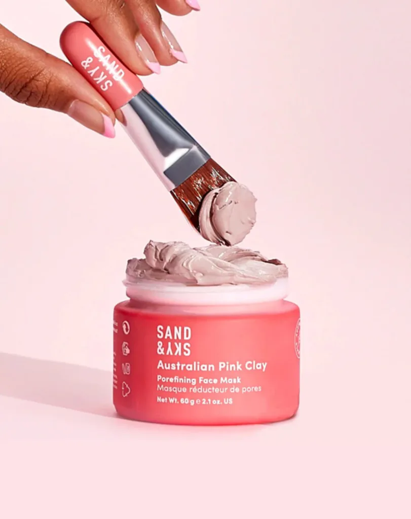 Australian Pink Clay Porefining Face Mask By Sand & Sky