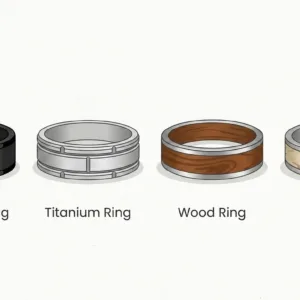 Tungsten vs Titanium vs Wood vs Antler Rings