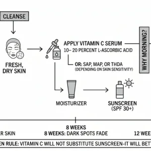 Vitamin C in the Morning Is Considered the Ideal Time for Skincare