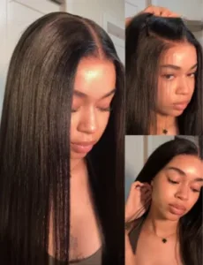 Yaki Straight 7x5 Glueless Pre Cut Lace Wig