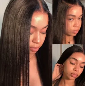 Yaki Straight 7x5 Glueless Pre Cut Lace Wig