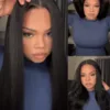 Yaki Straight Glueless Lace Wig